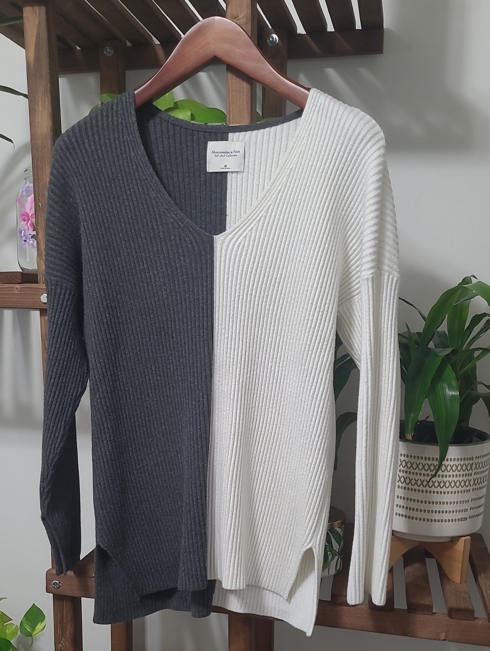 Abercrombie & Fitch Two Tone Sweater